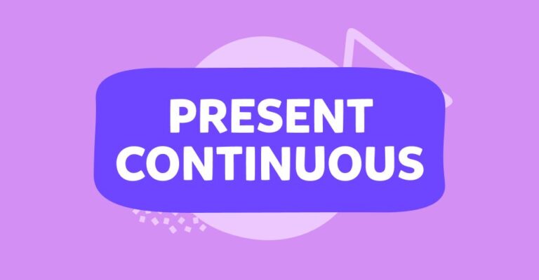 Present continuous